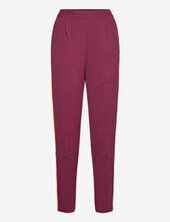 T5006, Pants W Contrast Side Gallow Saint Tropez Pink