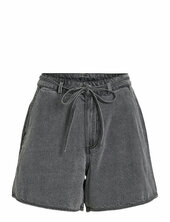 Vikiki Hw Belt Denim Shorts Dgd Vila Black