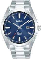 Lorus Herreur Rx329ax9 Solar Blå/stål Ø42 Mm