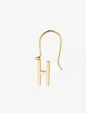 Initial Ear Hanger Design Letters Gold