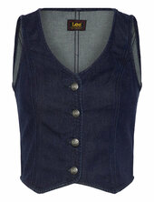 Fitted Vest Lee Jeans Navy