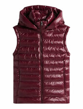 Lw Padded Slim Vest Tommy Hilfiger Burgundy