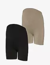 Mlamiya New Hotpants 2-p Noos Mamalicious Beige