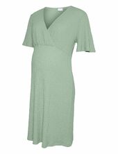 Mlnova Tess 24 Jrs Abk Dress 2f Mamalicious Green