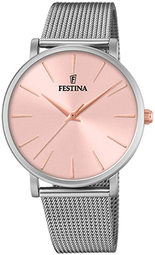 Festina Dameur F20475-2 Rosa/stål Ø38 Mm