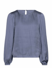 Rwmessina Ls Regular Blouse Rosemunde Navy