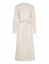 Bow Shirt Dress Mango Cream