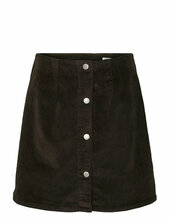 Vmetta Hr Short Cord Skater Skirt Noos Vero Moda Black