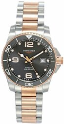 Longines Herreur L3.781.3.78.7 Hydroconquest Grå/stål Ø41 Mm