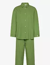 Aura Pyjamas Set Becksöndergaard Green