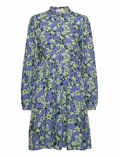 Slfjana Ls Short Shirt Dress B Selected Blue