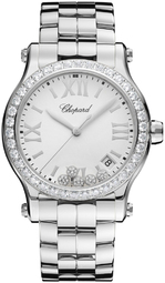Chopard Dameur 278582-3004 Happy Sport Hvid/stål Ø36 Mm