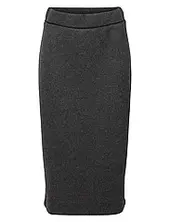 Rib Knit Pencil Skirt Esprit Casual Grey