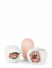 Hammershøi Poppy Vase Miniature M. Deko 3 Stk. Kähler White