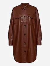 Marie Shirt Dress Designers, Remix Brown