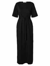 Slfessential Ss Pocket Ankle Dress Noos Selected Black