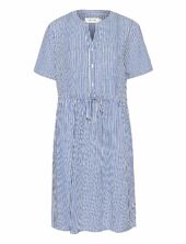 Crtiah Dress Cream Blue