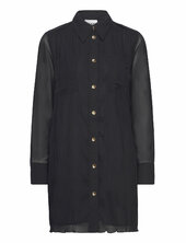 Pleated Georgette Ganni Black