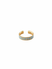 Word Candy Ring Design Letters Gold