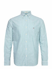 Reg Classic Oxford Stripe Shirt Gant Green