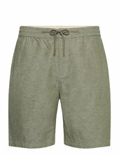 Seasonal Core - Fave Cotton/linen Twill Bermuda Scotch & Soda Green