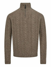 Bs Askel Regular Fit Knitwear Bruun & Stengade Brown