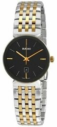 Rado Dameur R48913153 Florence Sort/gul Guldtonet Stål Ø30 Mm