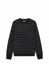 Super Wool Karsten Stripe Knit Mads Nørgaard Black