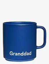 Favourite Cup With Handle Design Letters Blue