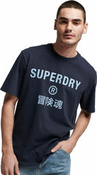 Superdry Code Core Sport Tshirt Herrer Kortærmet Tshirts Blå L