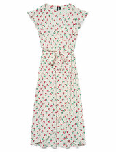 Vmpage S/l Long Wrap Dress Wvn Ga Vero Moda Patterned