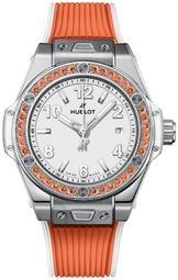 Hublot Dameur 485.so.2210.rx.1206 Big Bang 33mm One Click Hvid/gummi