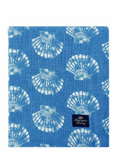 Shell Printed Organic Cotton Tablecloth Lexington Home Blue