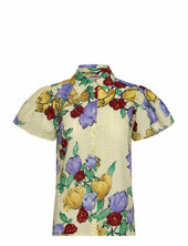 Flowered Cotton Top Stella Nova Cream