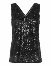Sraudrey V-neck Top Soft Rebels Black