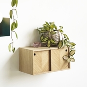 Væg Skab I Træ - Hübsch