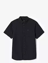Charter Org Cttn S/s Wvn Brixton Black
