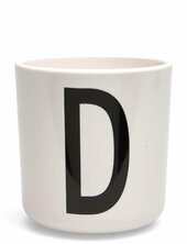 Kids Personal Eco Cup Design Letters White