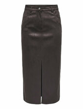 Onlnala Life Faux Suede Slit Skirt Otw Only Brown