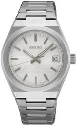 Seiko Dameur Sur573p1 Sport Hvid/stål Ø34 Mm