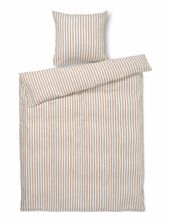 Bæk&bølge Lines Bed Linen 140x220 Cm No Juna Beige