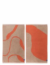 Nova Arte Towel, 2-pack Mette Ditmer Orange