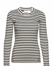Dagnaiw Striped Tshirt Ls Inwear Patterned