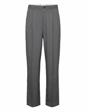 Uno Loose Suit Trousers Weekday Grey