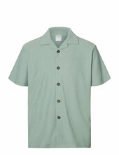 Slhloose-plisse Resort Ss Shirt Ex Selected Green
