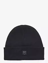 Kids Rib Knitted Cotton Beanie - Go Knowledge Cotton Apparel Black
