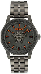 Versace Herreur Ve9i00524 Medusa Grå/stål Ø43 Mm