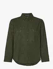 Slwillie Shirt Ls Soaked In Luxury Green