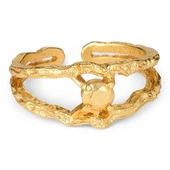 Forgyldt 14k Og I Sterling Sølv