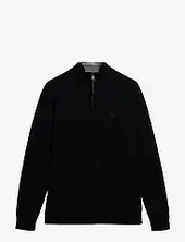Essentials Cotton Half Zip Superdry Navy